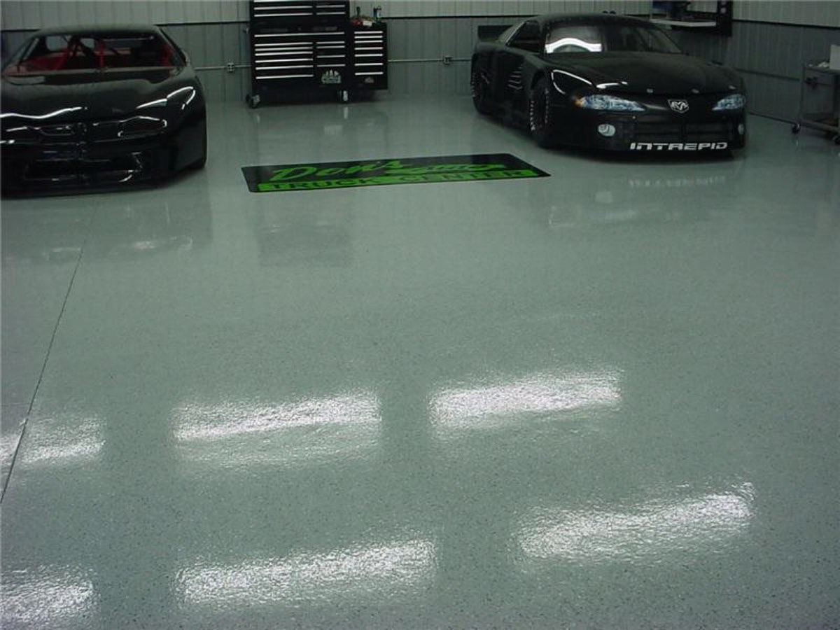 Epoxy floor coating project