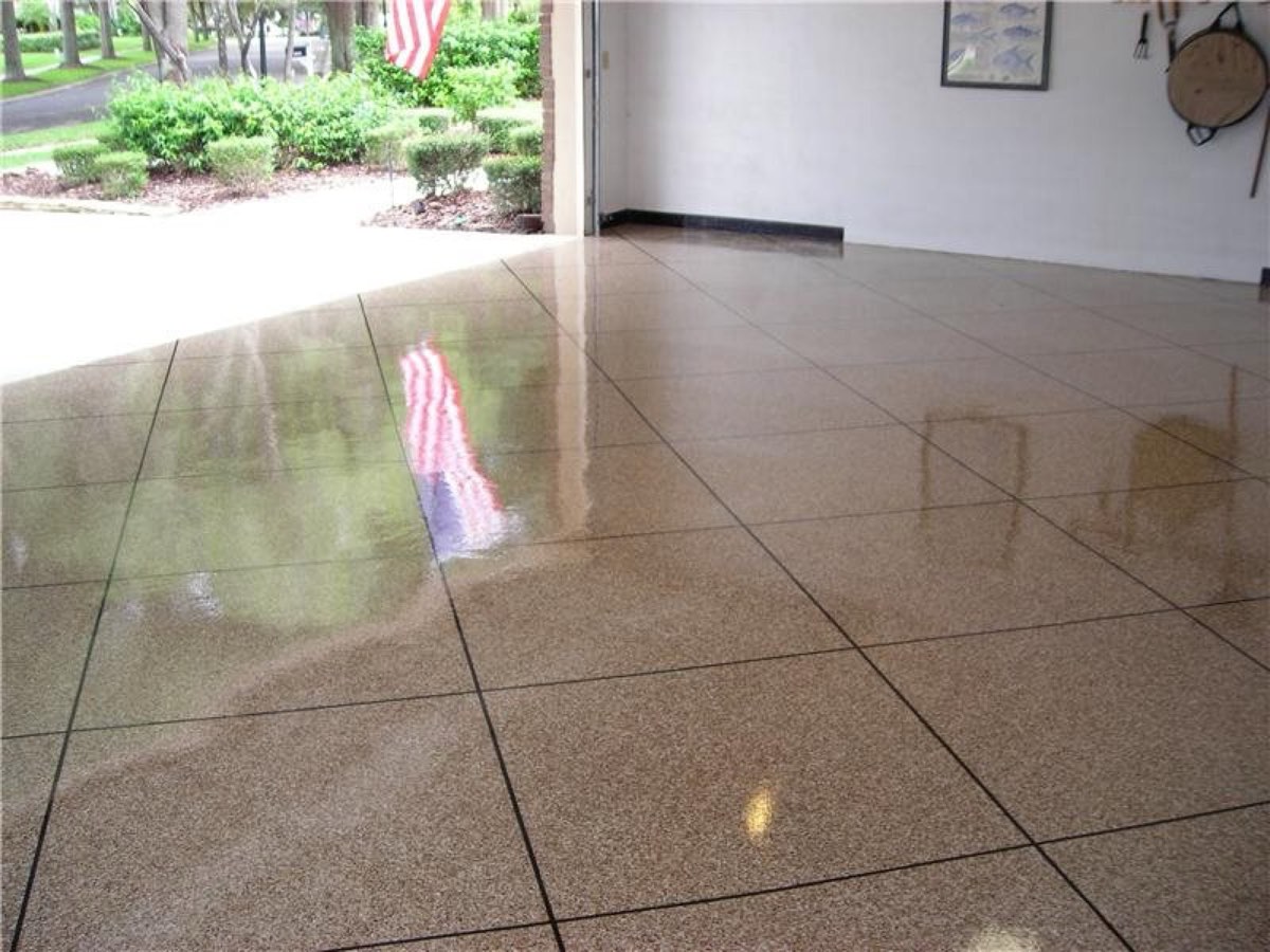 Epoxy floor system detail